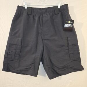 LawPro Bike Patrol Shorts Large Mens Black Tactical Cargo Nylon TL013 NEW